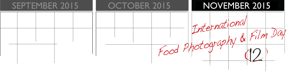 International Food Photography Day - November 14th